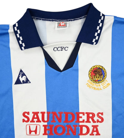 Maillot Chester City 1996-97 Domicile Le Coq Sportif Vintage XXL