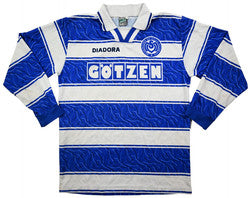 Maillot MSV Duisburg 1996-97 Diadora Domicile Manches Longues Vintage