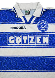 Maillot MSV Duisburg 1996-97 Diadora Domicile Manches Longues Vintage