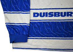 Maillot MSV Duisburg 1996-97 Diadora Domicile Manches Longues Vintage