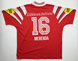 Maillot FC Luzern 1996-97 Adidas Domicile Vintage 9/10