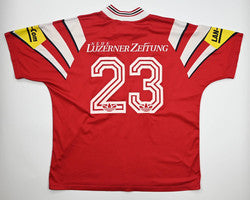Maillot FC Luzern 1996-97 Domicile Adidas Vintage