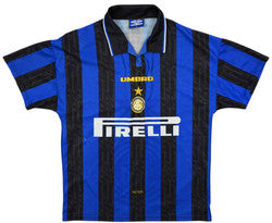Maillot Inter Milan Domicile 1996-97 Umbro Pirelli Vintage