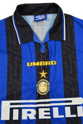 Maillot Inter Milan Domicile 1996-97 Umbro Pirelli Vintage