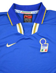 Maillot Italie Domicile Nike 1996-97 Manches Longues XL Vintage