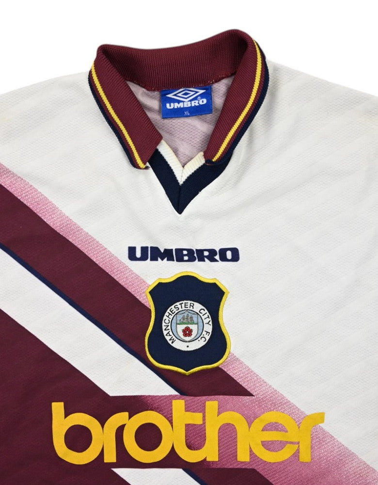 Maillot Manchester City Extérieur Umbro 1996-97 Vintage Brother