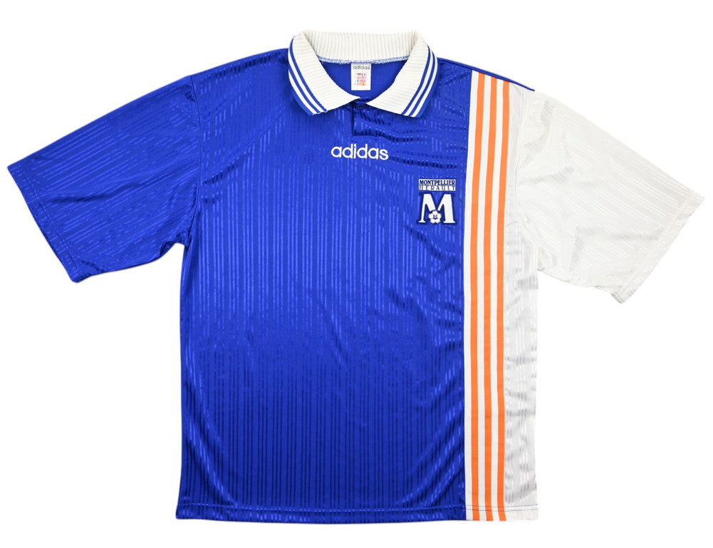 Maillot Montpellier HSC 1996-97 Adidas Domicile vintage collector