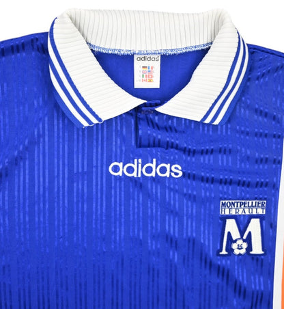 Maillot Montpellier HSC 1996-97 Adidas Domicile vintage collector