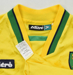 Maillot Norwich City Domicile 1996-97 Mitre Vintage Taille 30/32