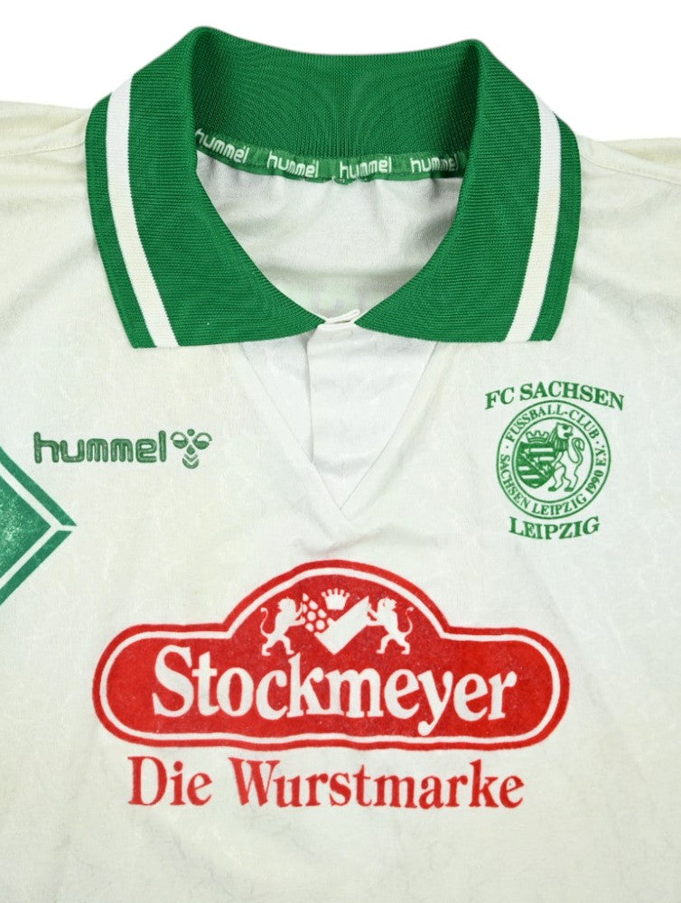 Maillot Sachsen Leipzig 1996-97 Domicile Hummel vintage collector