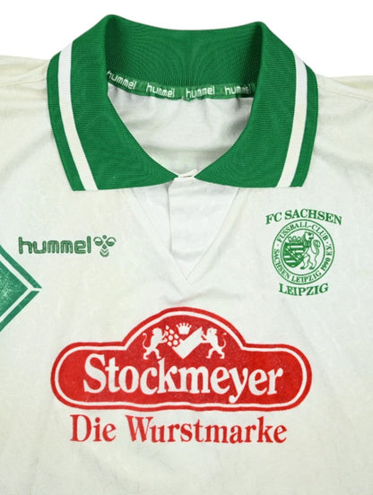 Maillot Sachsen Leipzig 1996-97 Domicile Hummel vintage collector