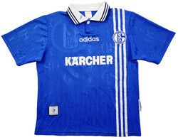 Maillot Schalke 04 1996-97 Adidas Domicile Anderbrugge vintage