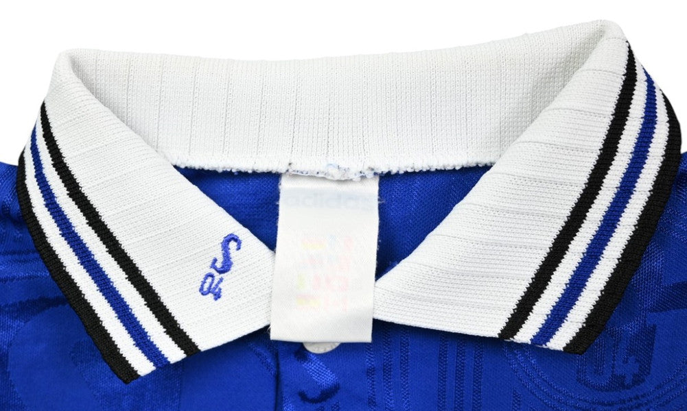 Maillot Schalke 04 1996-97 Adidas Domicile Anderbrugge vintage