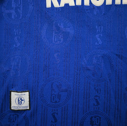 Maillot Schalke 04 1996-97 Adidas Domicile Anderbrugge vintage