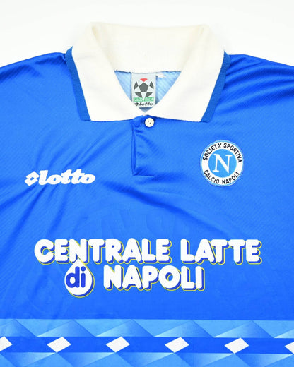 Maillot Napoli 1996-97 Lotto Manches Longues Vintage