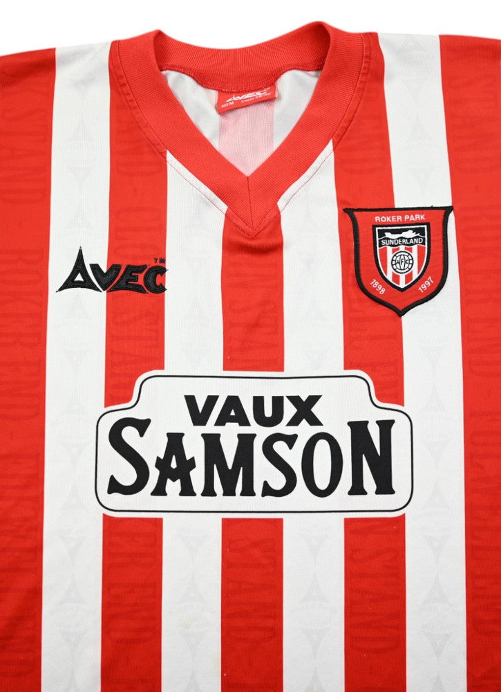 Maillot Sunderland Domicile 1996-97 Avec Vaux Samson Vintage