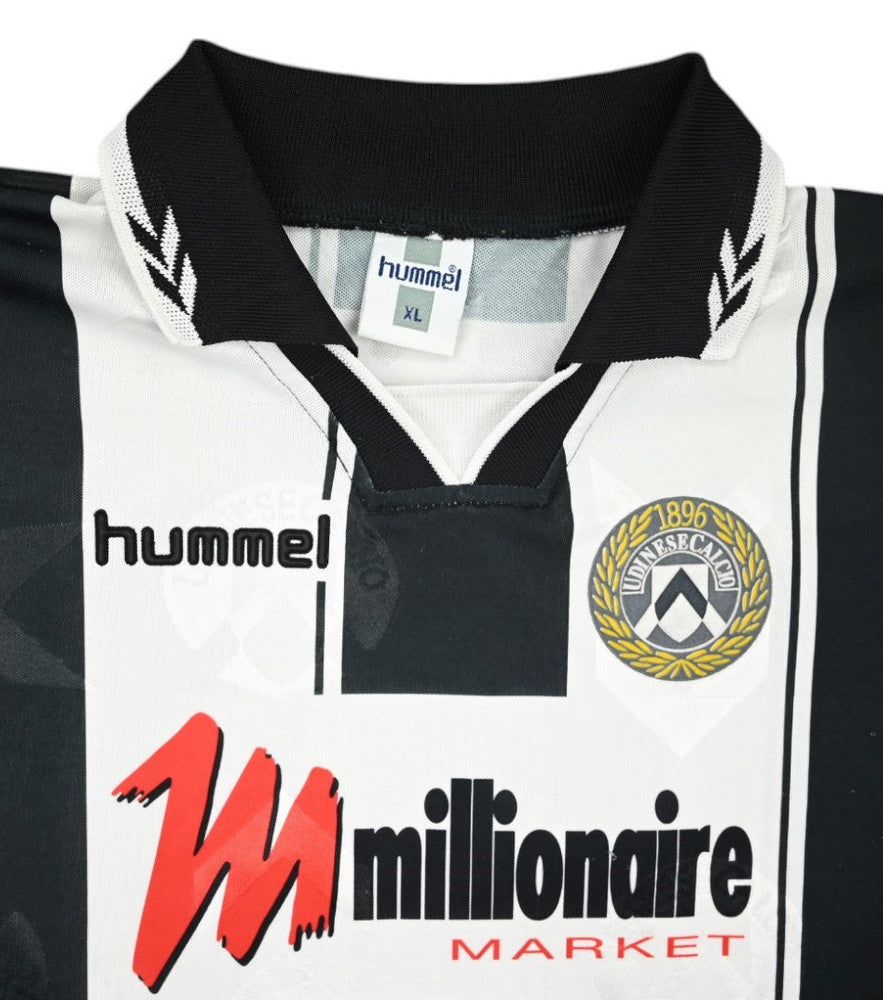 Maillot Udinese 1996-97 Hummel Domicile Longues Manches Vintage