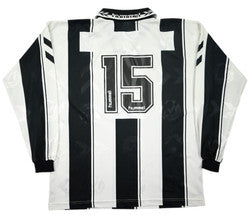 Maillot Udinese 1996-97 Hummel Domicile Longues Manches Vintage