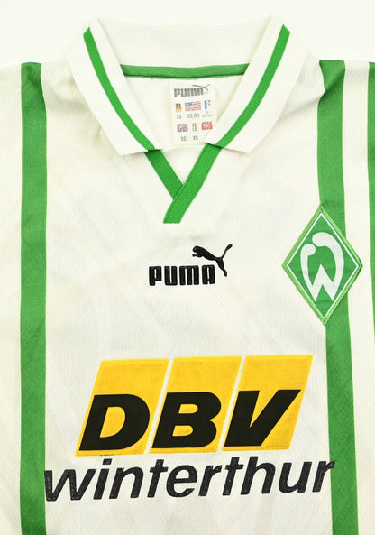 Maillot Werder Bremen 1996-97 Herzog Puma Domicile vintage