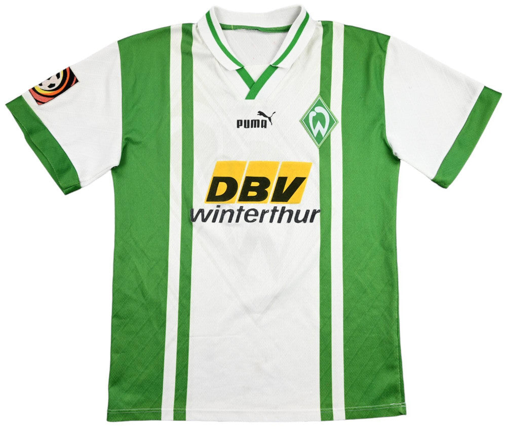 Maillot Werder Bremen 1996-97 Puma Domicile Pfeifenberger vintage