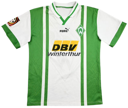 Maillot Werder Bremen 1996-97 Puma Domicile Pfeifenberger vintage