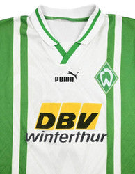 Maillot Werder Bremen 1996-97 Puma Domicile Pfeifenberger vintage