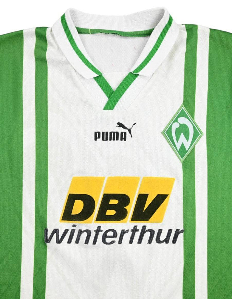 Maillot Werder Bremen 1996-97 Puma Domicile Pfeifenberger vintage