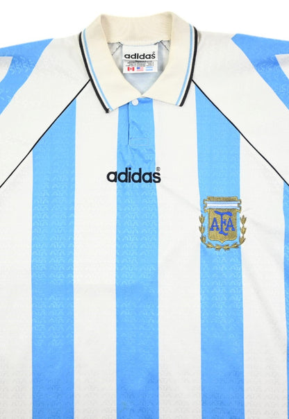 Maillot Argentine Domicile Adidas 1996-1998 Vintage | Taille L