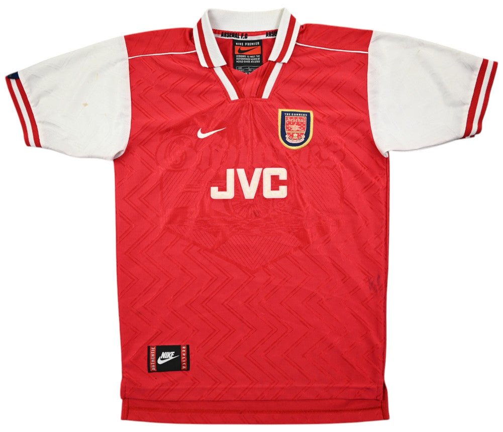 Maillot Arsenal 1996-98 Nike Domicile JVC Vintage L Boys