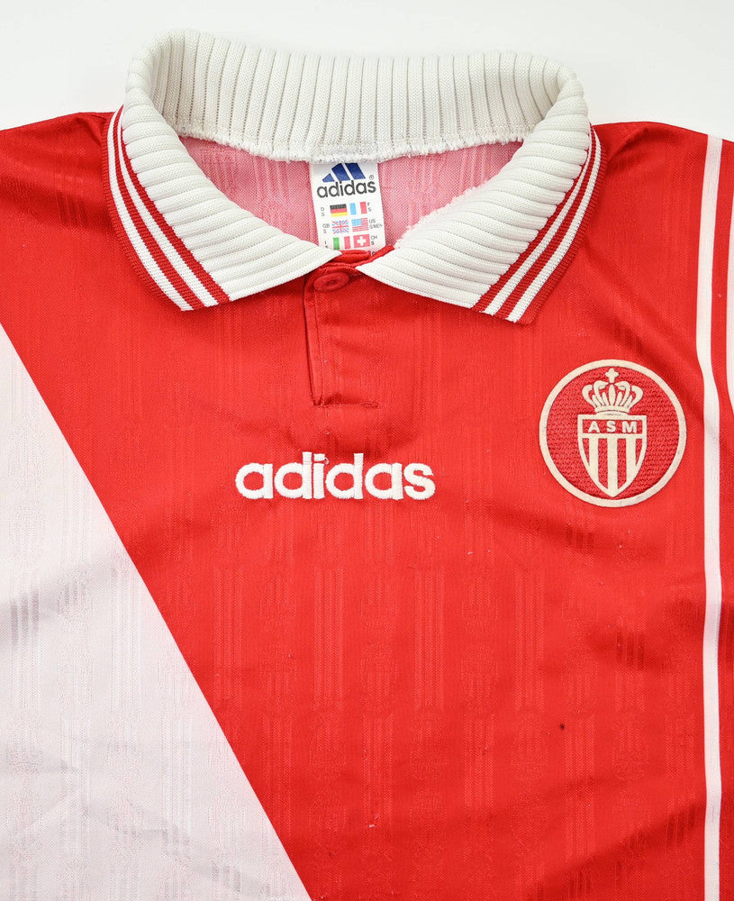 Maillot AS Monaco 1996-98 Adidas Vintage - Collector