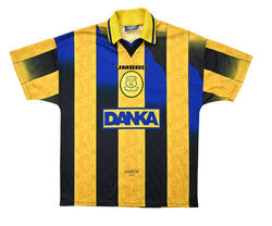 Maillot Everton 1996-98 Umbro Domicile Vintage DANKA Youth XL