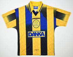 Maillot Everton 1996-98 Umbro Domicile Vintage DANKA Youth XL