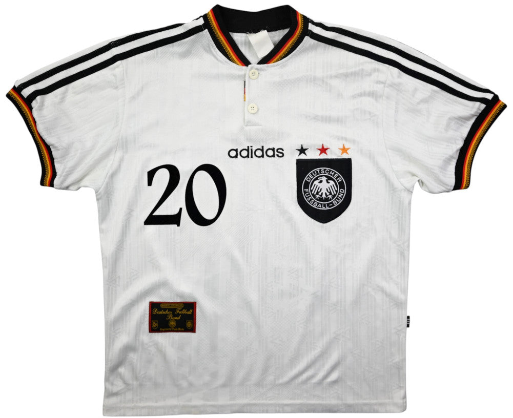Maillot Allemagne Extérieur Adidas 1996-98 Bierhoff Vintage