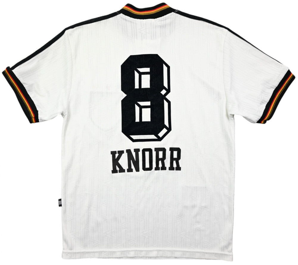 Maillot Allemagne Domicile Adidas 1996-98 Knorr Vintage