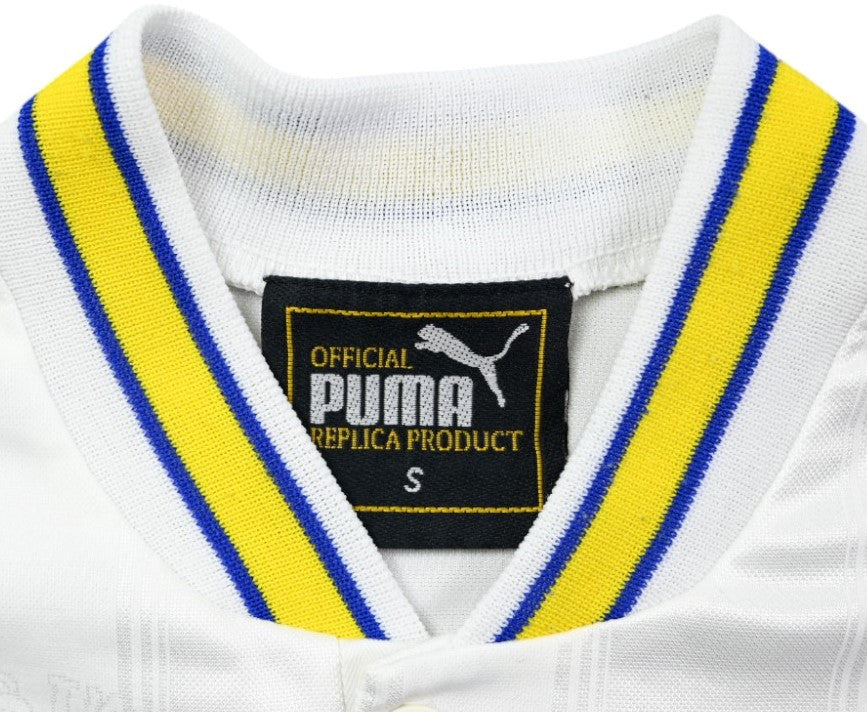 Maillot Leeds United Domicile 1996-98 Puma Packard Bell vintage
