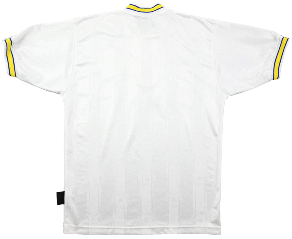 Maillot Leeds United Domicile 1996-98 Puma Packard Bell vintage