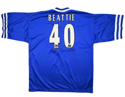 Maillot Leicester City Domicile 1996-98 Beattie Vintage 9/10