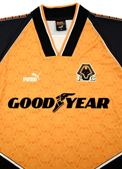 Maillot Wolverhampton Extérieur Puma 1996-98 Vintage Good Year