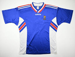 Maillot France Espoirs 1996 Adidas Match Worn Savini Vintage