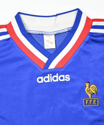Maillot France Espoirs 1996 Adidas Match Worn Savini Vintage
