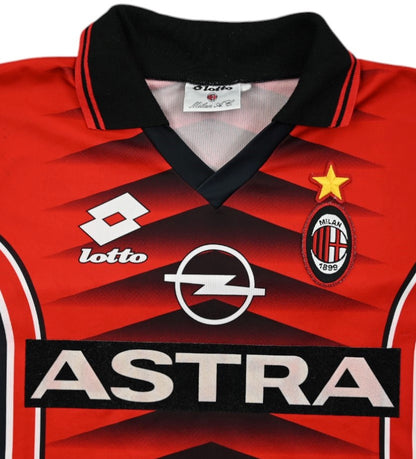 Maillot AC Milan Domicile 1997-98 Lotto OPEL vintage collector