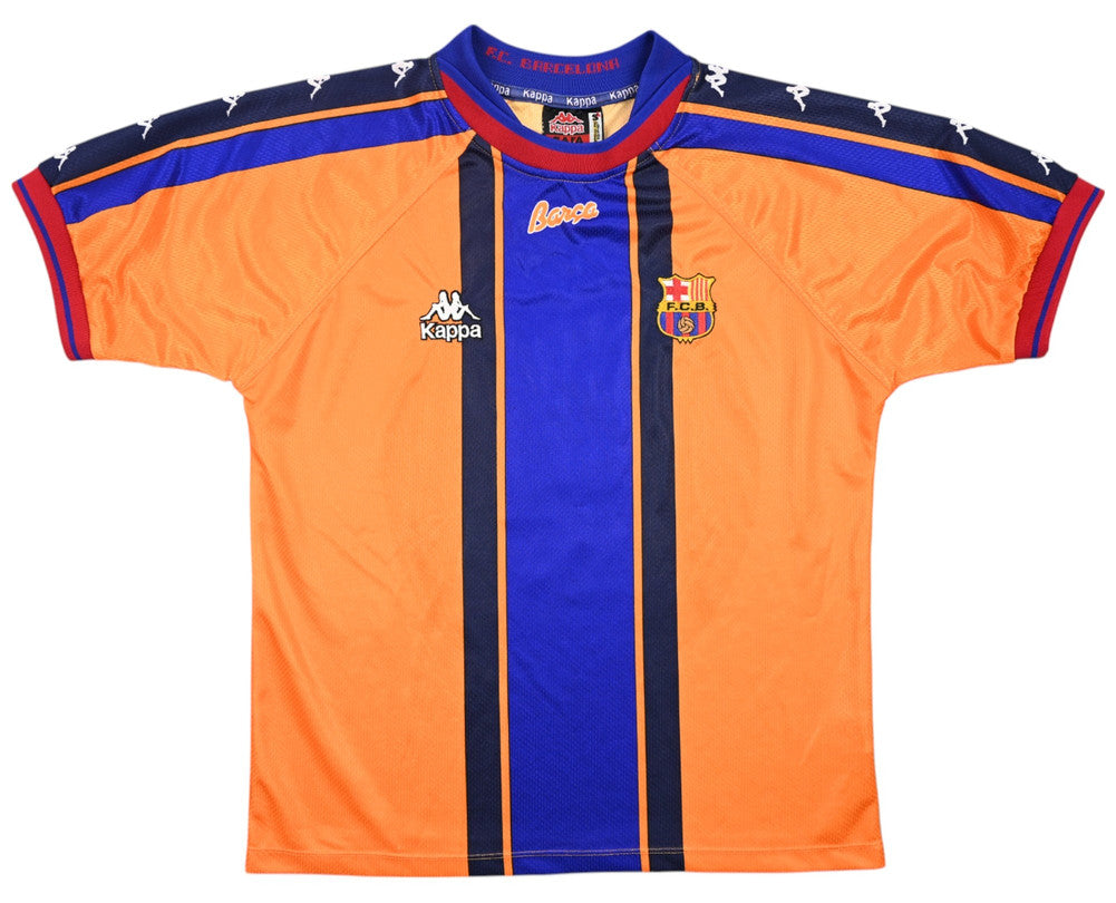Maillot FC Barcelona Extérieur Kappa 1997-98 Anderson vintage