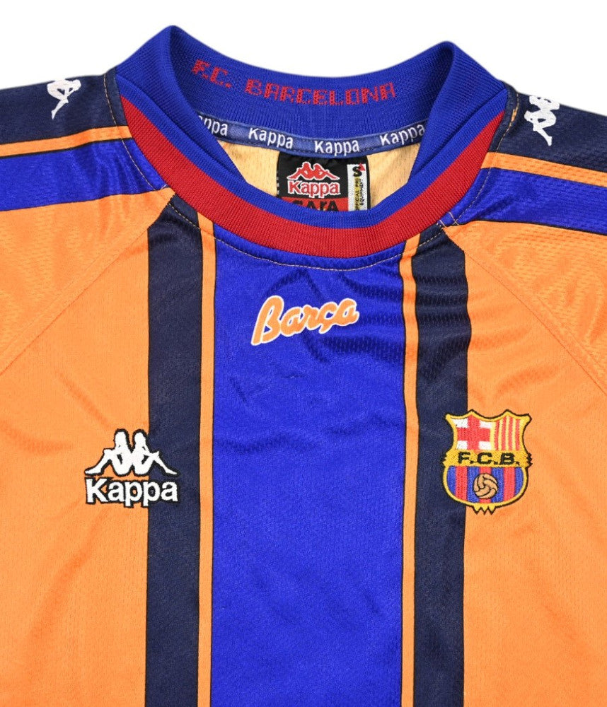 Maillot FC Barcelona Extérieur Kappa 1997-98 Anderson vintage