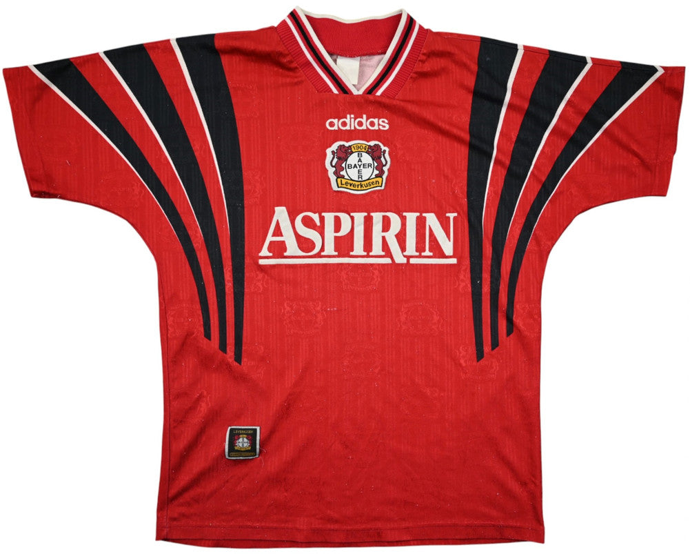 Maillot Bayer Leverkusen 1997-98 Adidas Aspirin vintage