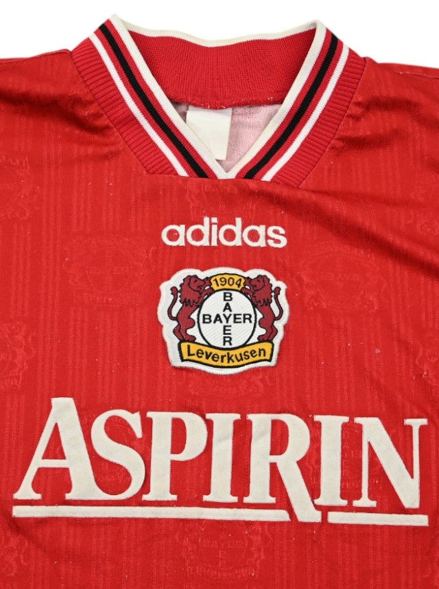 Maillot Bayer Leverkusen 1997-98 Adidas Aspirin vintage