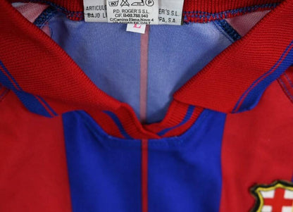Maillot FC Barcelona 1997-98 Figo Domicile Vintage Taille L