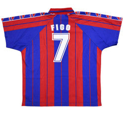 Maillot FC Barcelona 1997-98 Figo Domicile Vintage Taille L