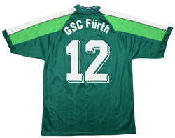 Maillot Greuther Fürth 1997-98 Domicile Puma QUELLE vintage