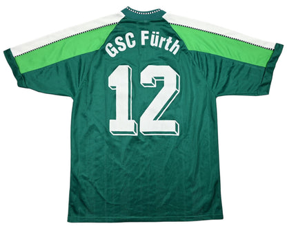Maillot Greuther Fürth 1997-98 Domicile Puma QUELLE vintage