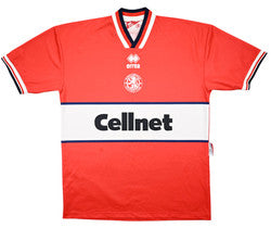 Maillot Middlesbrough 1997-98 Domicile Errea Vintage | Cellnet